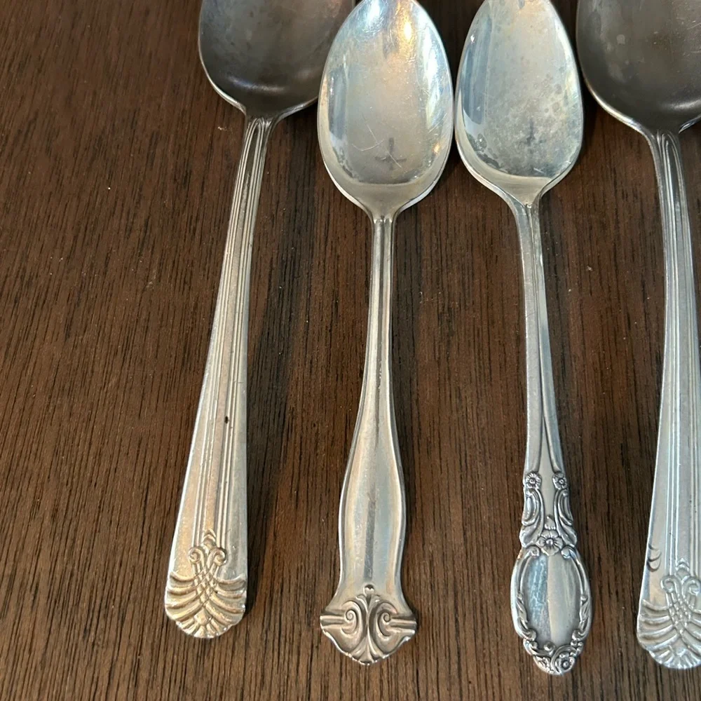 Vintage Silver-Plate Spoons